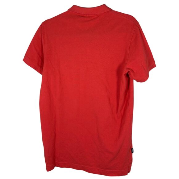 Superdry Classic Organic Cotton Pink Red Polo Shirt Men's Medium NEW with Tags - Picture 3 of 7